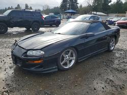 Salvage cars for sale from Copart Spanaway, WA: 2002 Chevrolet Camaro Z28