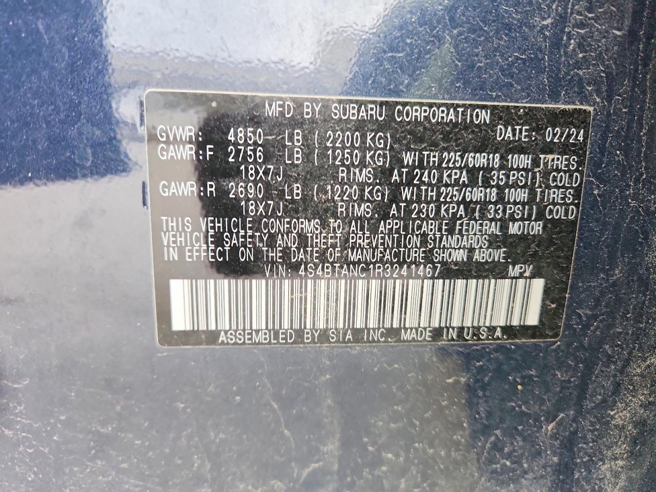 2024 Subaru Outback Limited