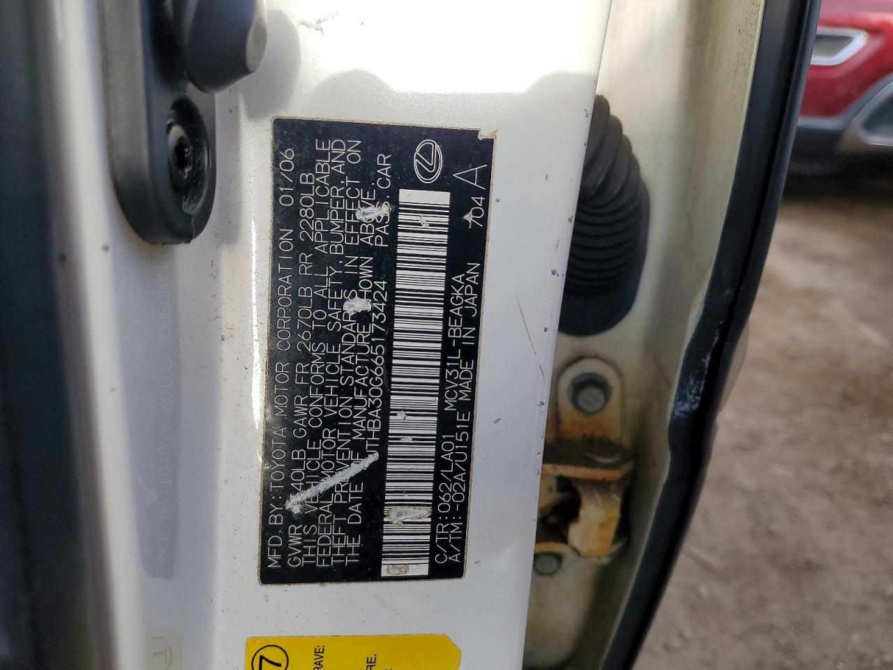 2006 Lexus Es 330 Base