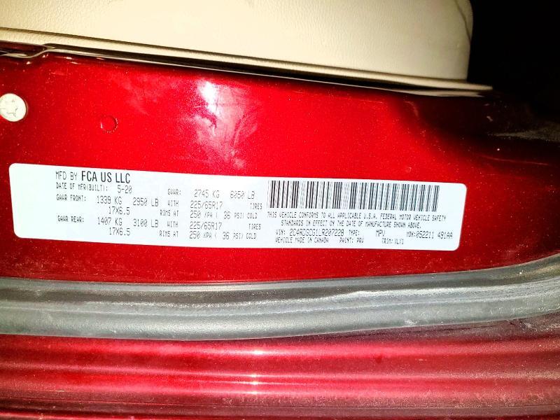 2020 Dodge Grand Caravan sxt