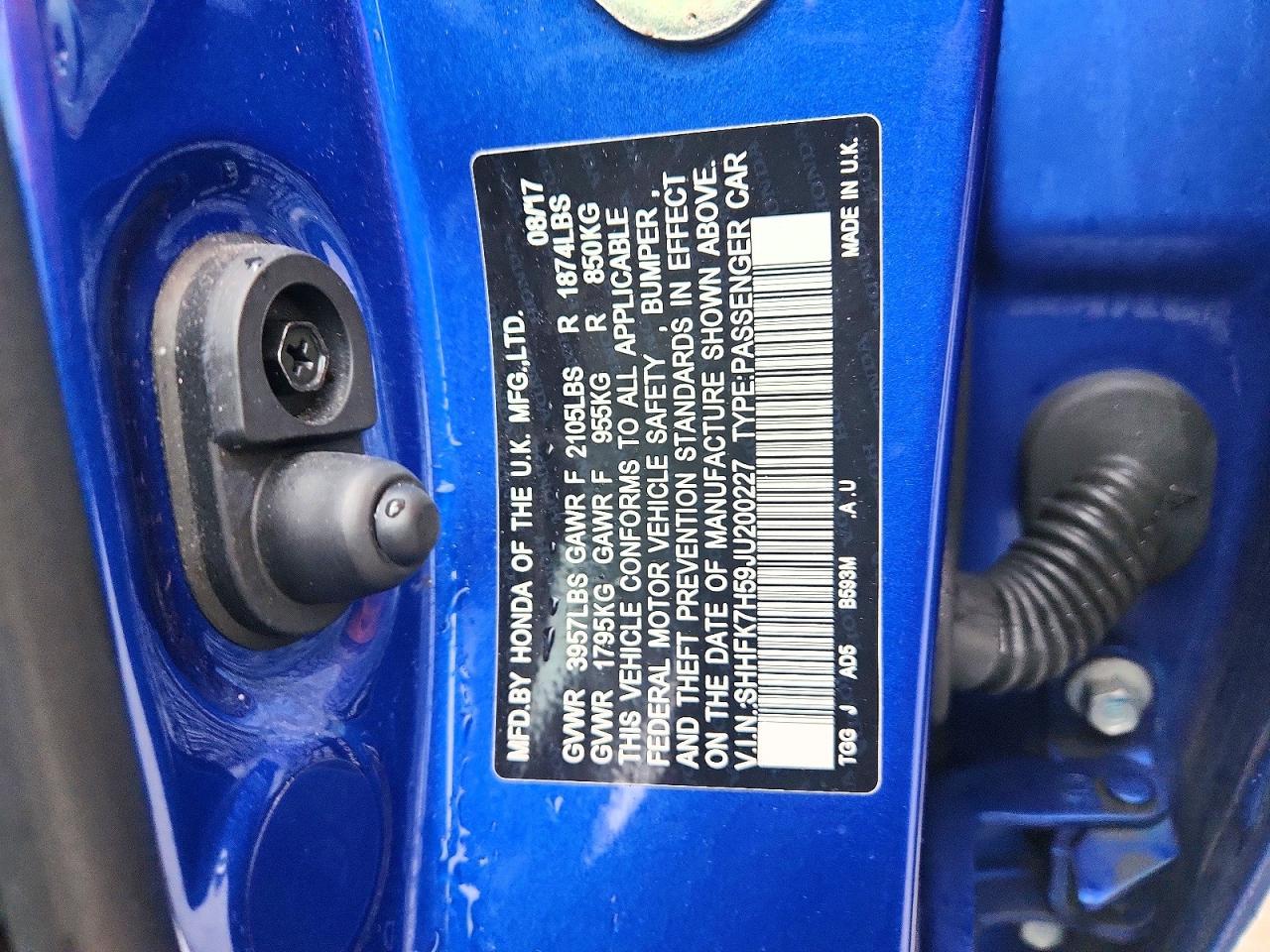 2018 Honda Civic ex