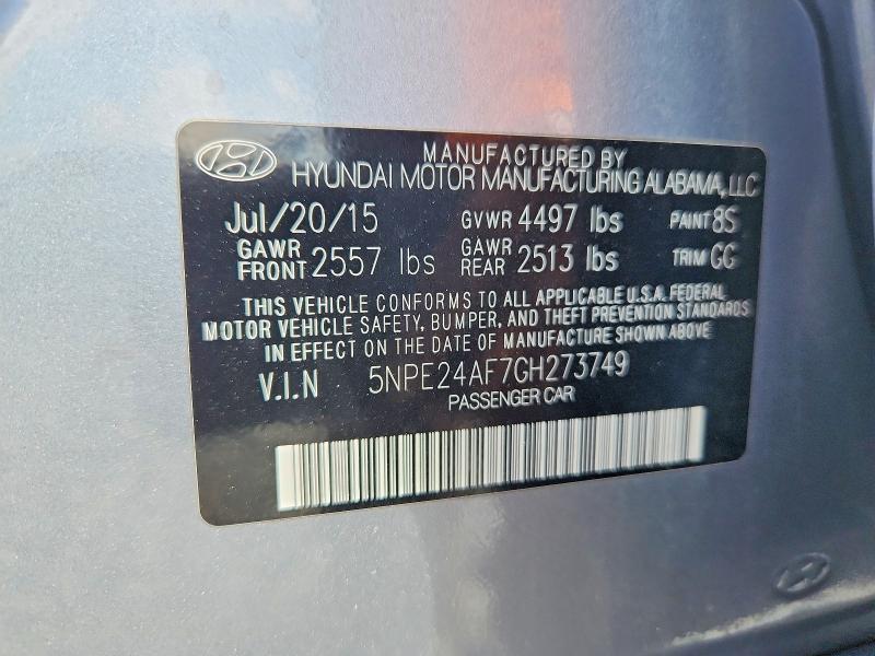 2016 Hyundai Sonata se