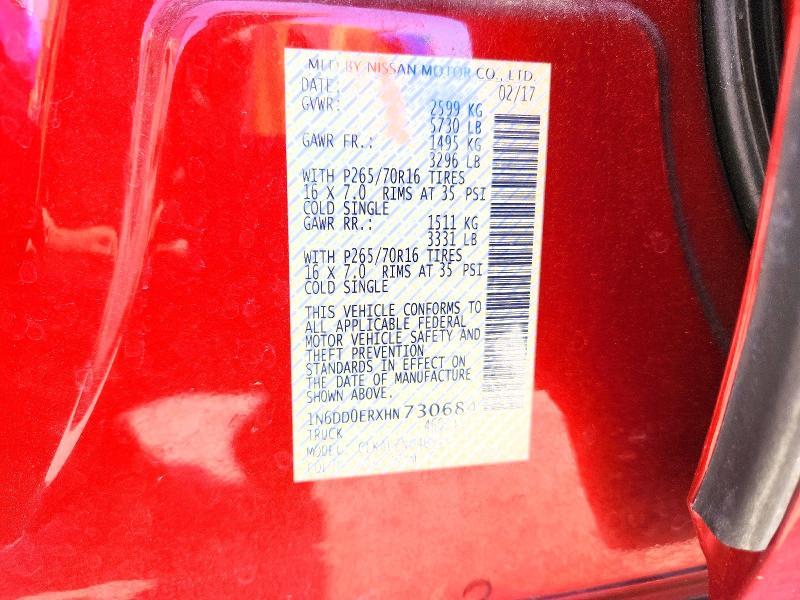 2017 Nissan Frontier SV