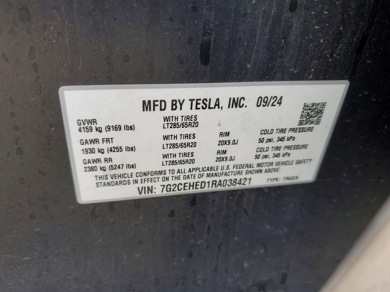 2024 Tesla Cybertruck