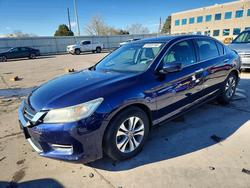 Honda salvage cars for sale: 2015 Honda Accord lx
