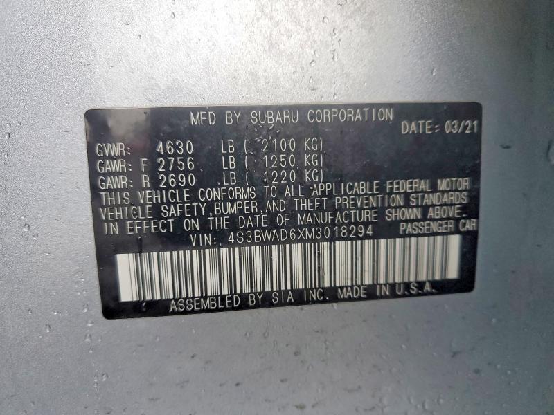 2021 Subaru Legacy Premium