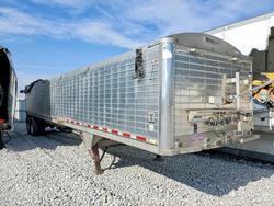 Salvage trucks for sale at Greenwood, NE auction: 2008 Wilson ON DWH-550 Grain Trailer