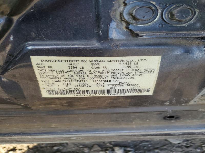 2007 Nissan Altima 3.5 se