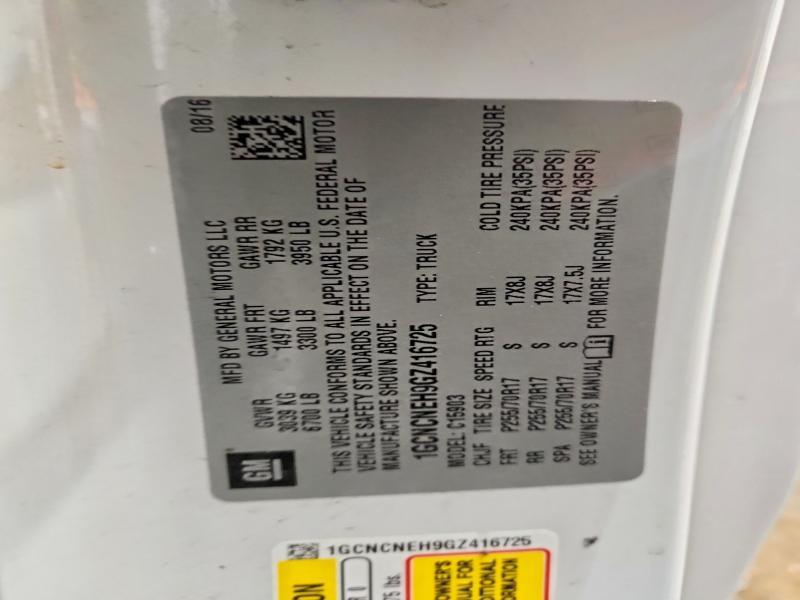 2016 Chevrolet Silverado C1500