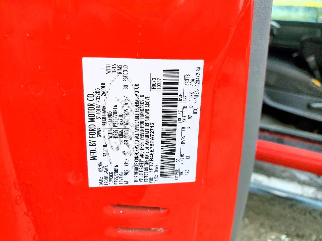 2006 Ford Ranger Super cab