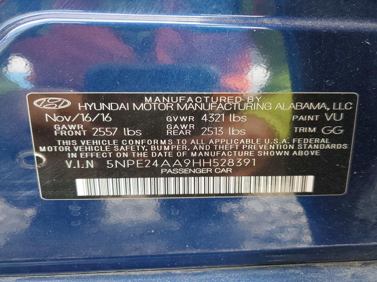 2017 Hyundai Sonata eco