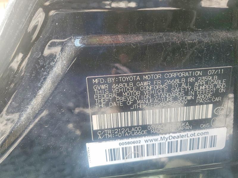 2011 Lexus Es 350 Base