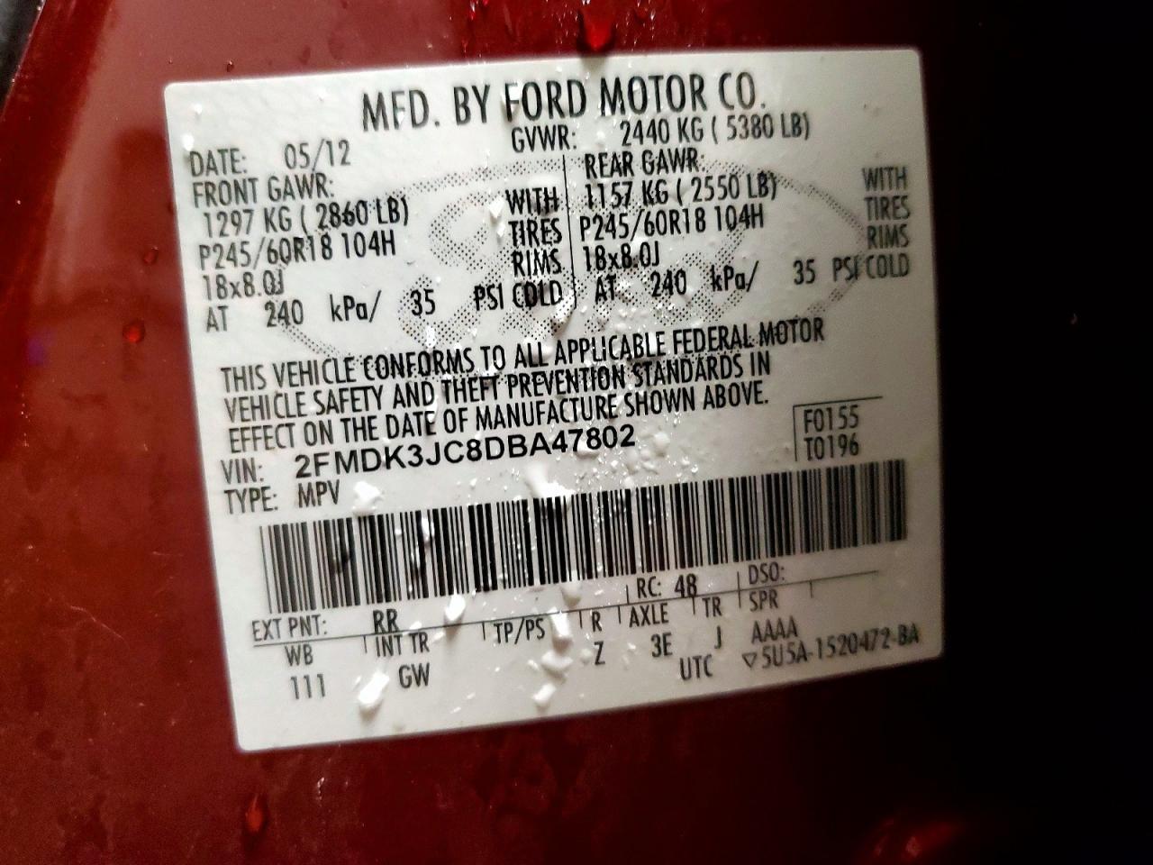 2013 Ford Edge sel