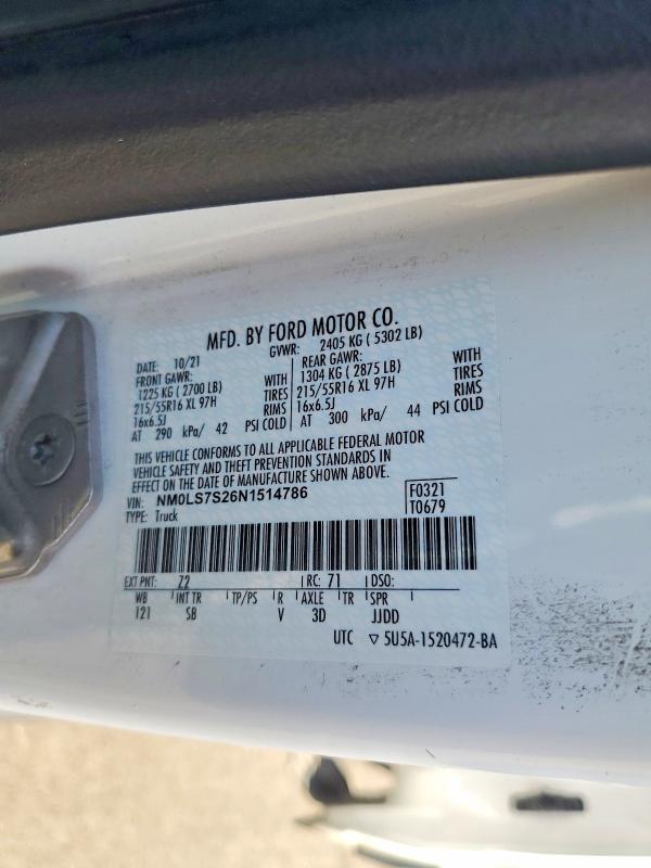 2022 Ford Transit Connect xl Delivery van