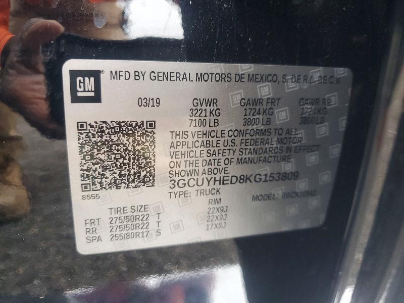 2019 Chevrolet Silverado K1500 High Country