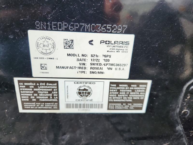 2021 Polaris Axys swb pro s