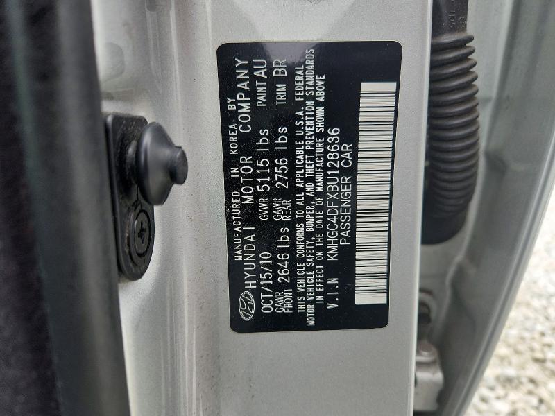 2011 Hyundai Genesis 4.6l V8