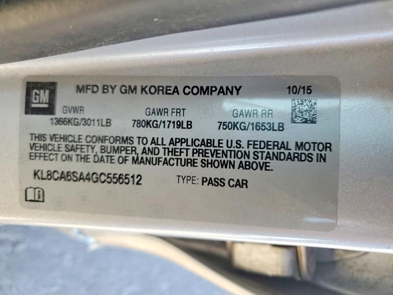 2016 Chevrolet Spark ls