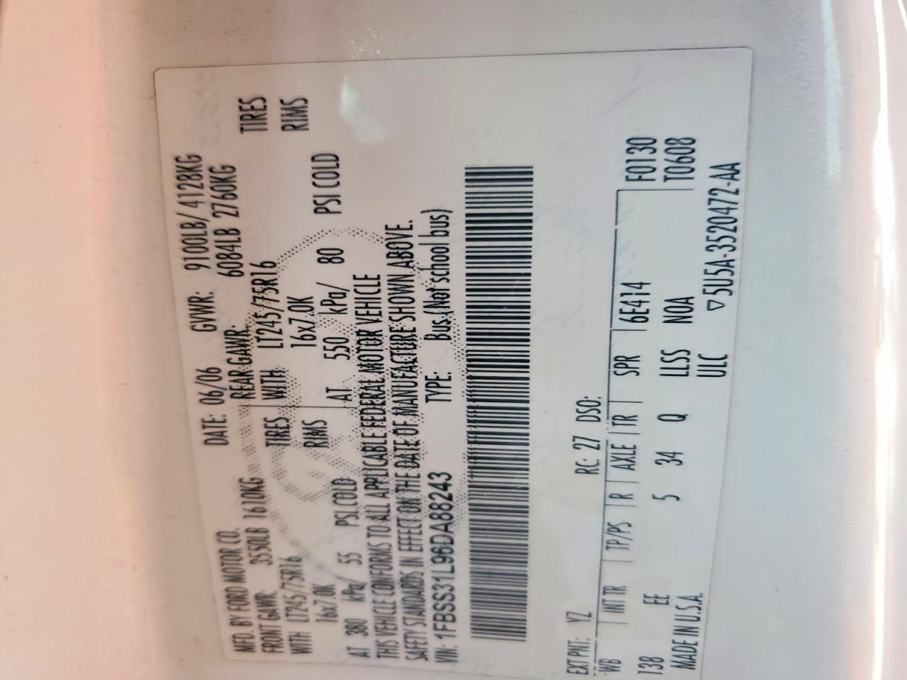 2006 Ford Econoline E350 Super Duty Wagon