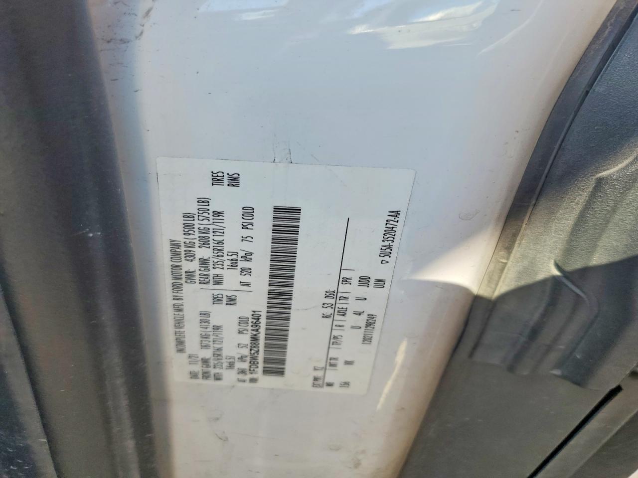 2021 Ford Transit Delivery Van