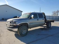 Salvage trucks for sale at Des Moines, IA auction: 2002 Chevrolet Silverado K2500 Heavy Duty