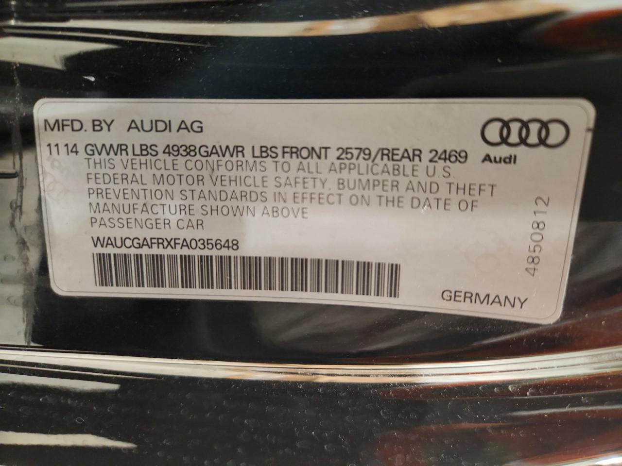2015 Audi S5 Premium Plus