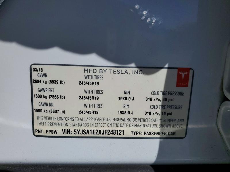 2018 Tesla Model s