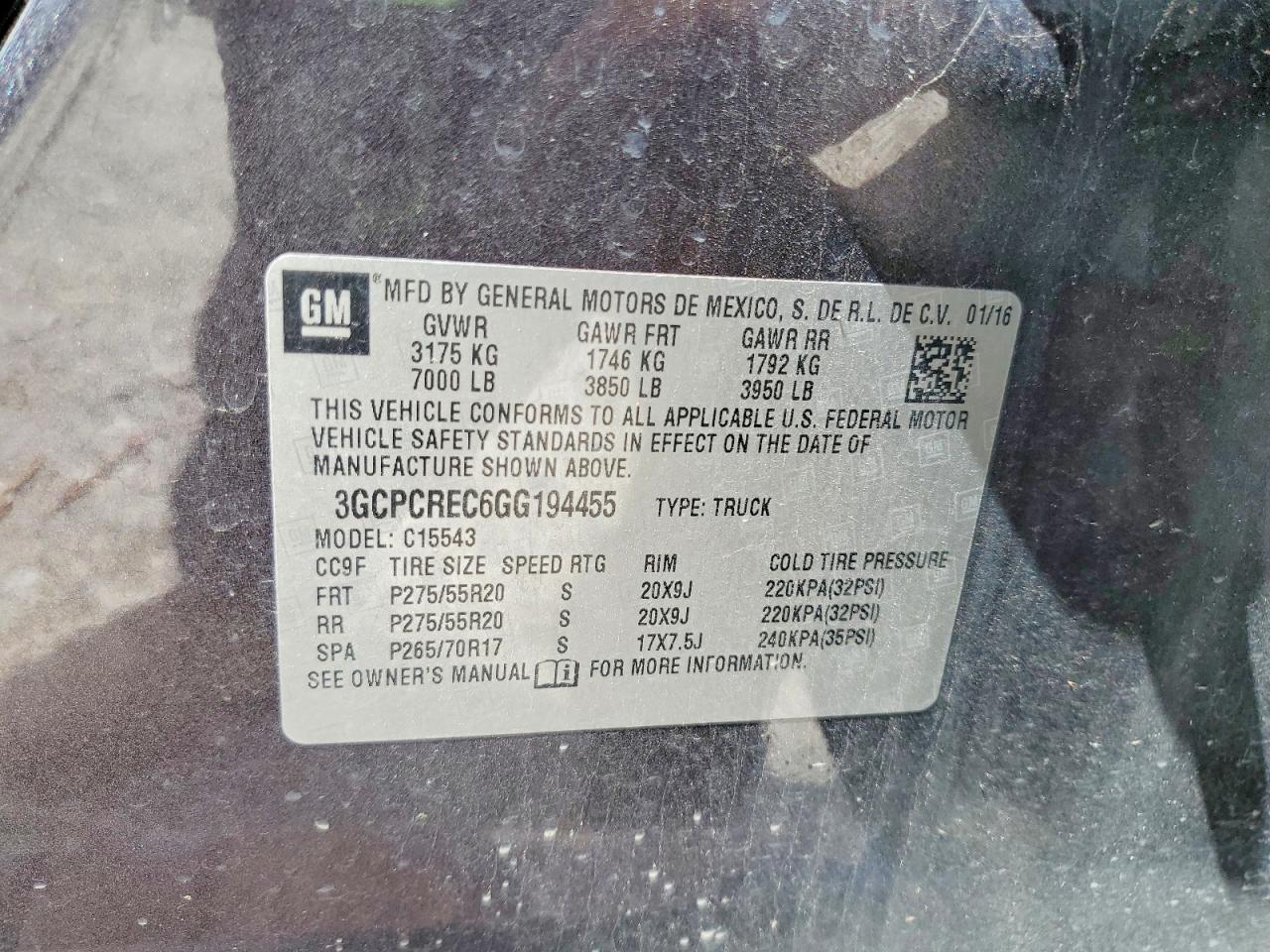 2016 Chevrolet Silverado C1500 LT