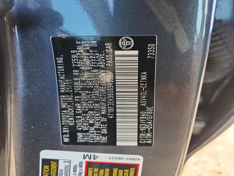 2011 Toyota Camry le