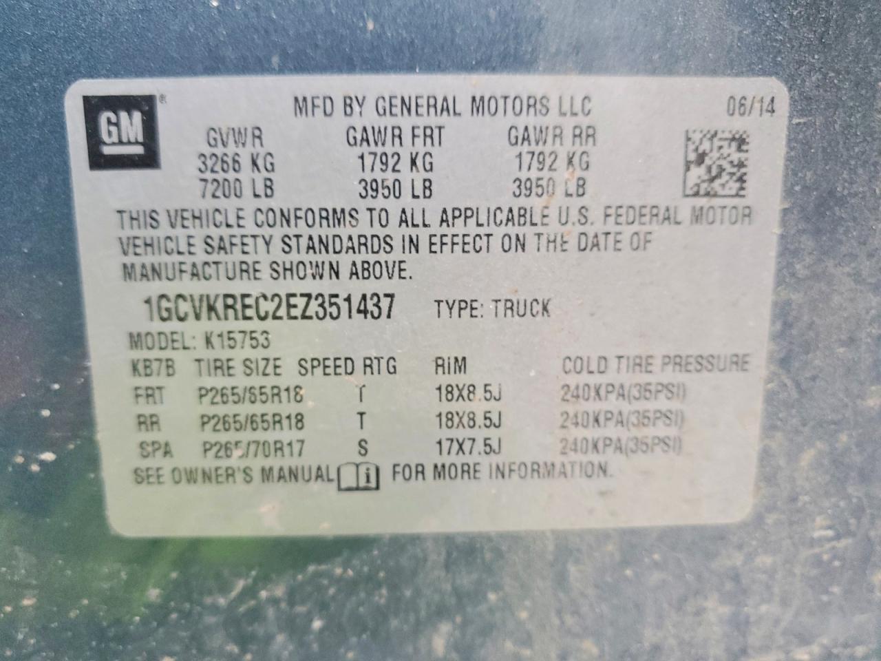 2014 Chevrolet Silverado K1500 lt