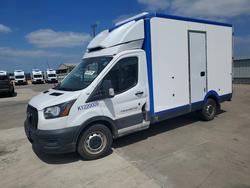 Salvage trucks for sale at Wilmer, TX auction: 2022 Ford Transit T-350