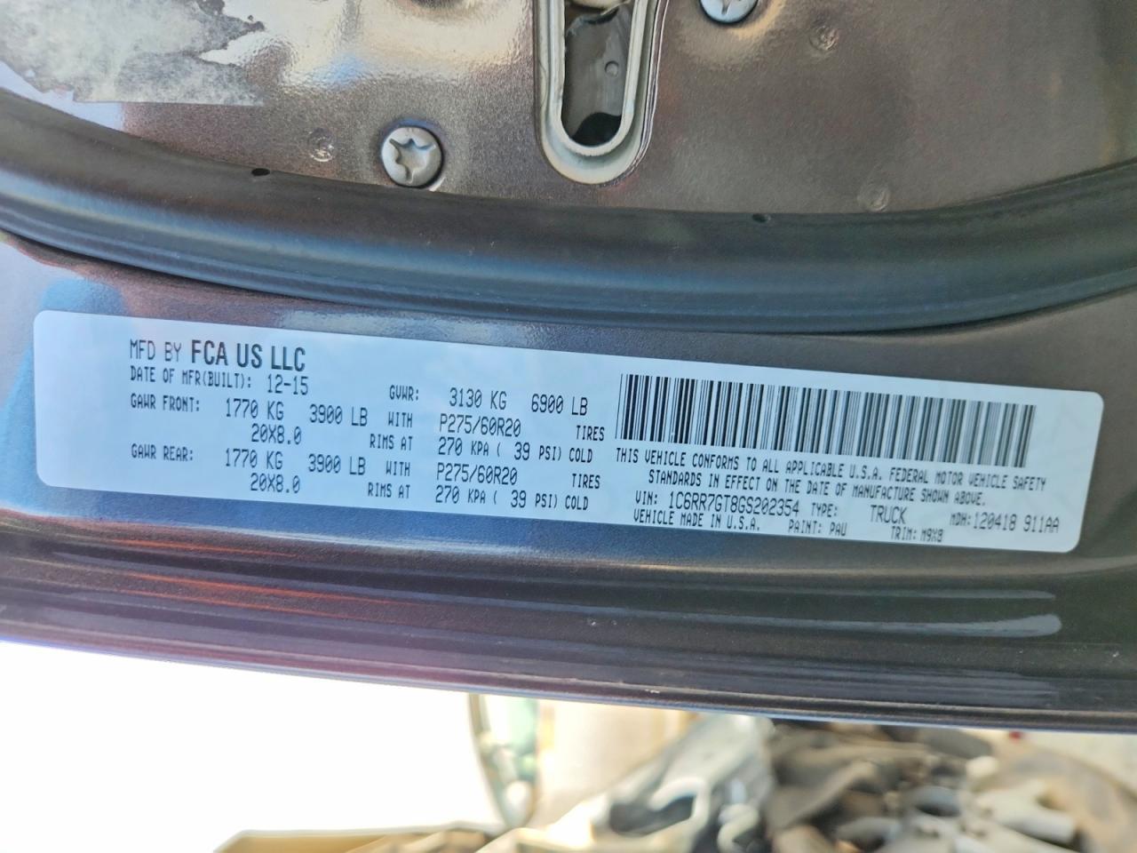 2016 Dodge RAM 1500 SLT