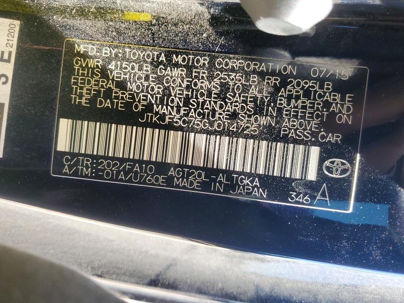 2016 Scion Tc Base