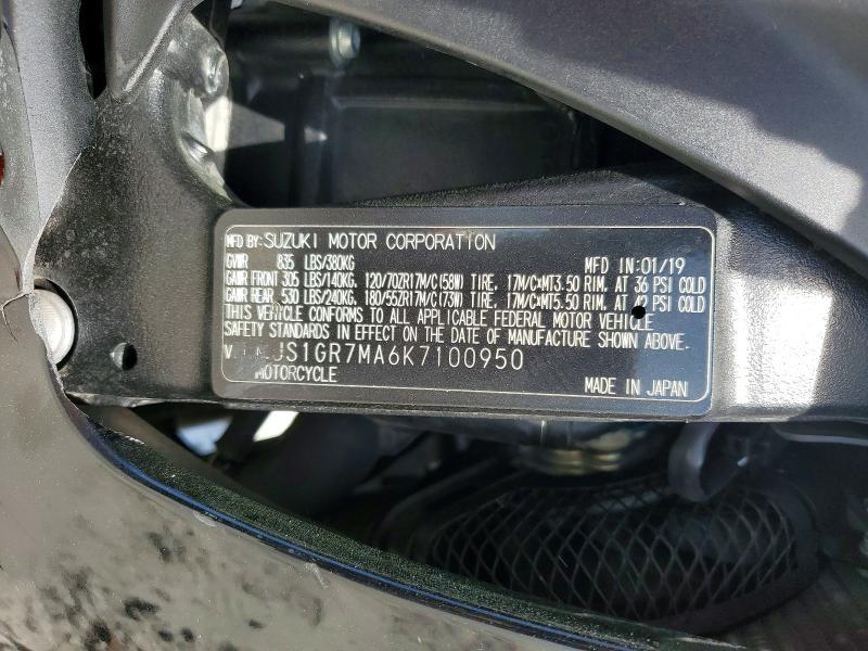 2019 Suzuki GSX-R750