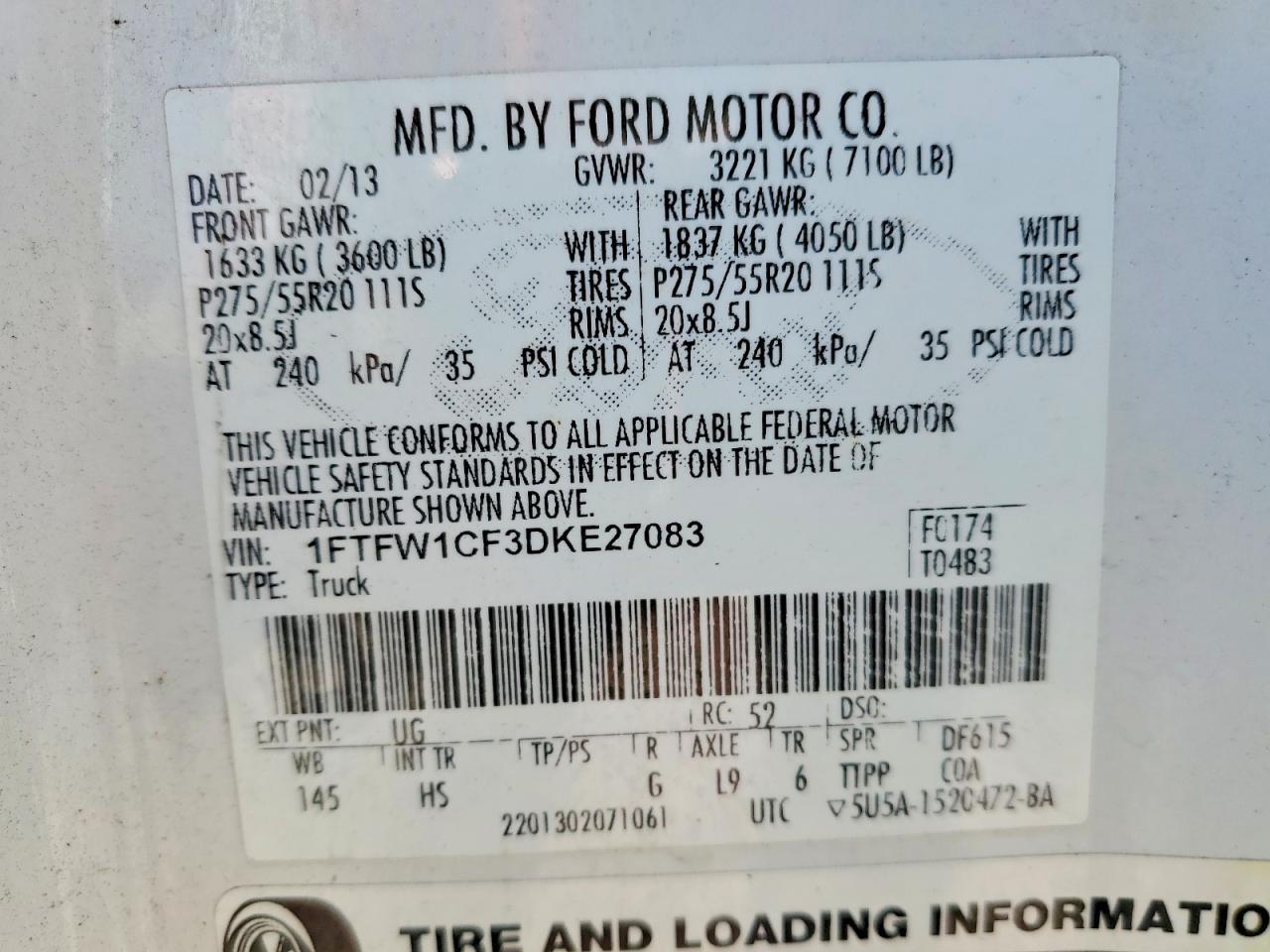 2013 Ford F150 Supercrew