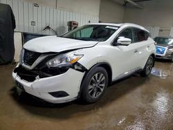Nissan Murano sl Vehiculos salvage en venta: 2016 Nissan Murano sl