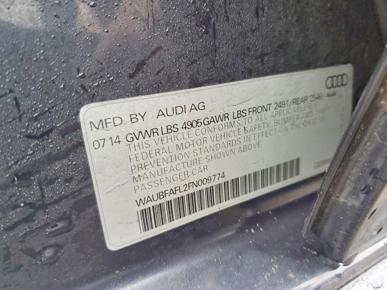 2015 Audi A4 Premium