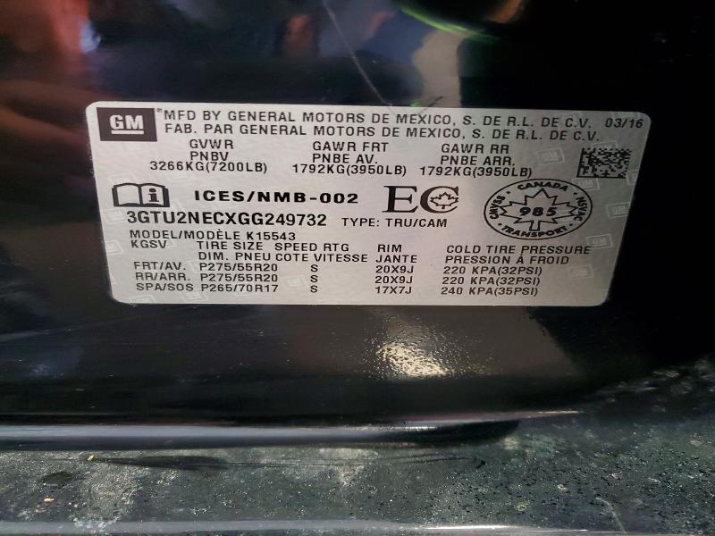 2016 GMC Sierra K1500 SLT