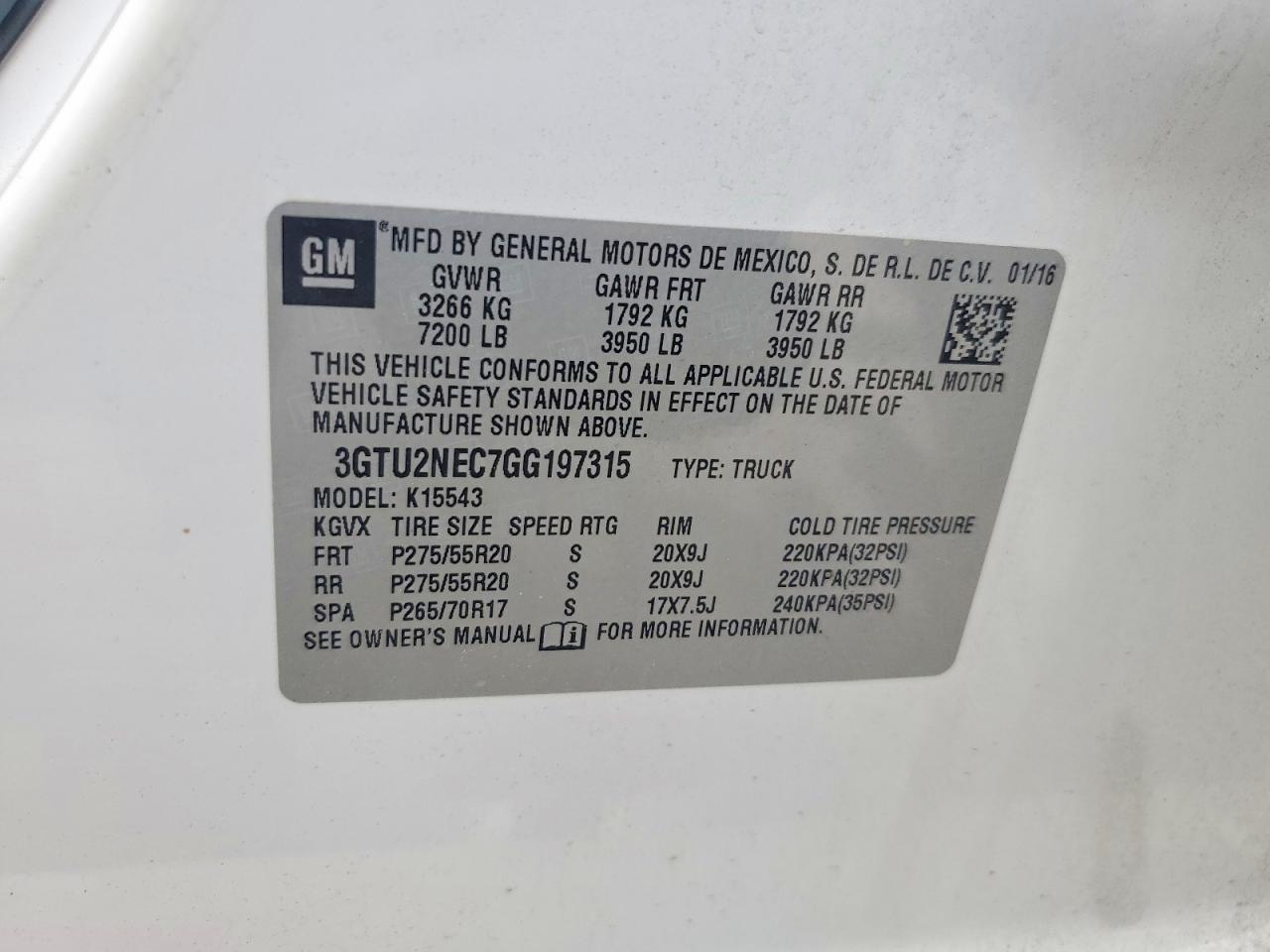 2016 GMC Sierra K1500 SLT