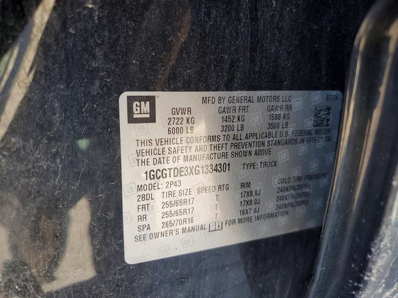 2016 Chevrolet Colorado Z71