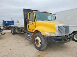 Salvage trucks for sale at Abilene, TX auction: 2007 International 4300 Flatbed Truck