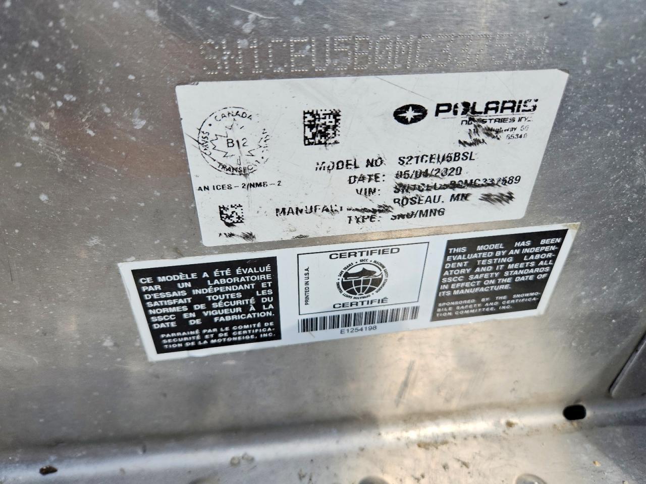 2021 Polari Snowmobile