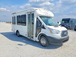 Salvage trucks for sale at Clewiston, FL auction: 2019 Ford Transit Shuttle Bus