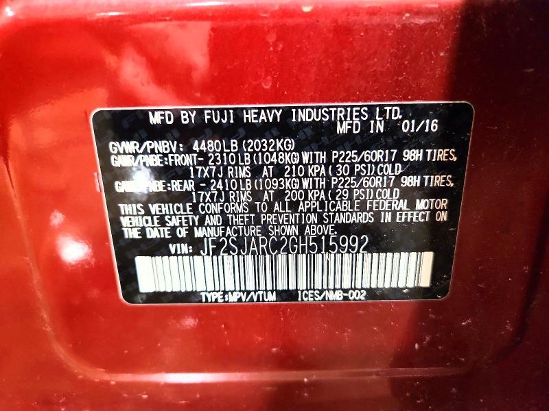 2016 Subaru Forester 2.5i Limited
