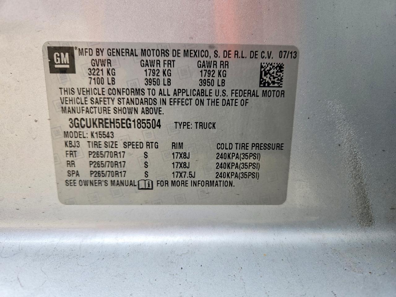 2014 Chevrolet Silverado K1500 LT