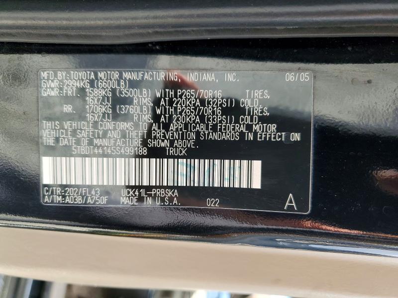 2005 Toyota Tundra SR5