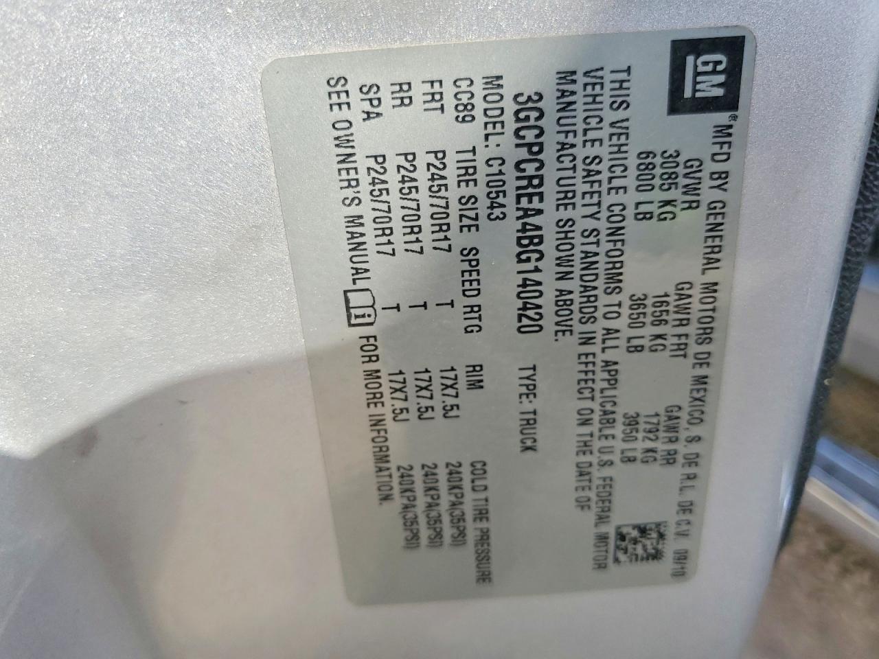 2011 Chevrolet Silverado C1500 LS