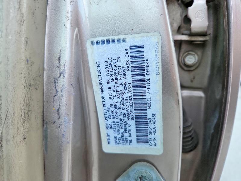 1998 Toyota Corolla ve