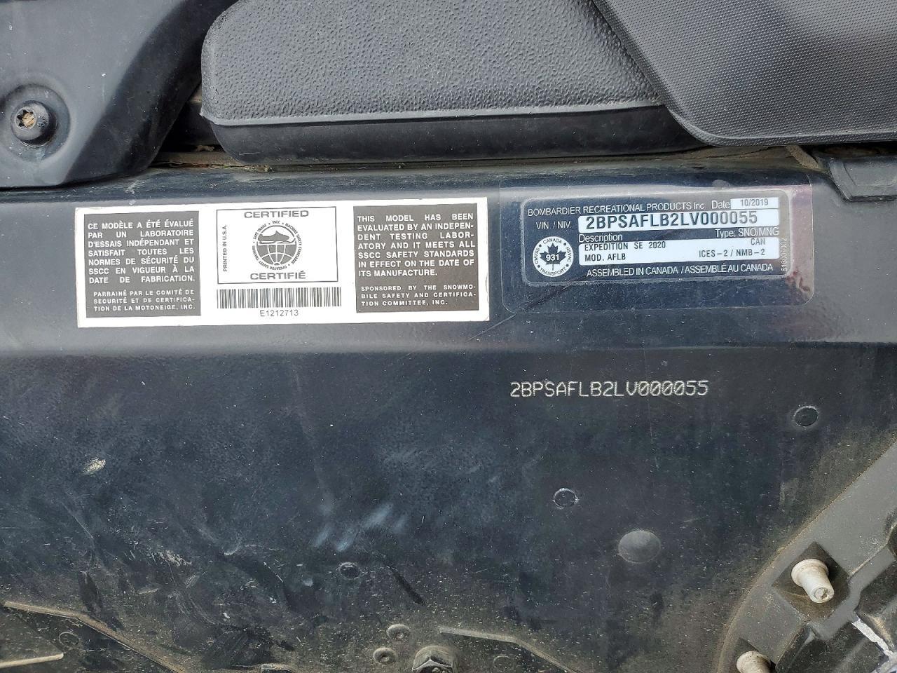 2020 Skidoo Expedition SE 900 ACE Turbo