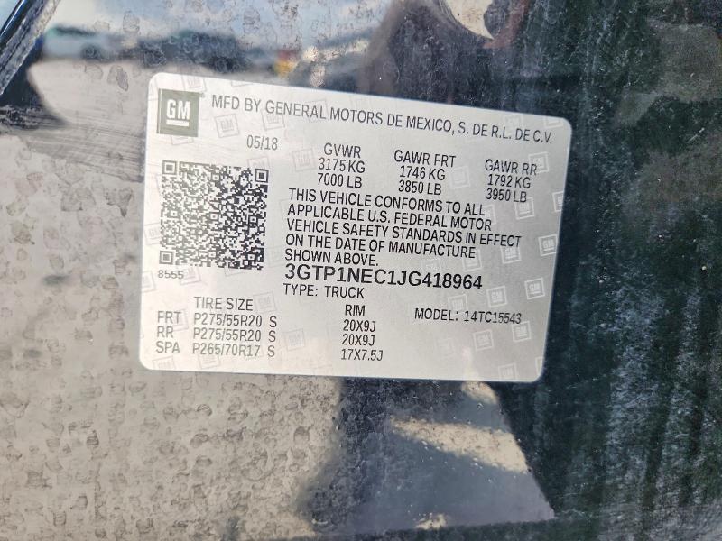 2018 GMC Sierra C1500 slt